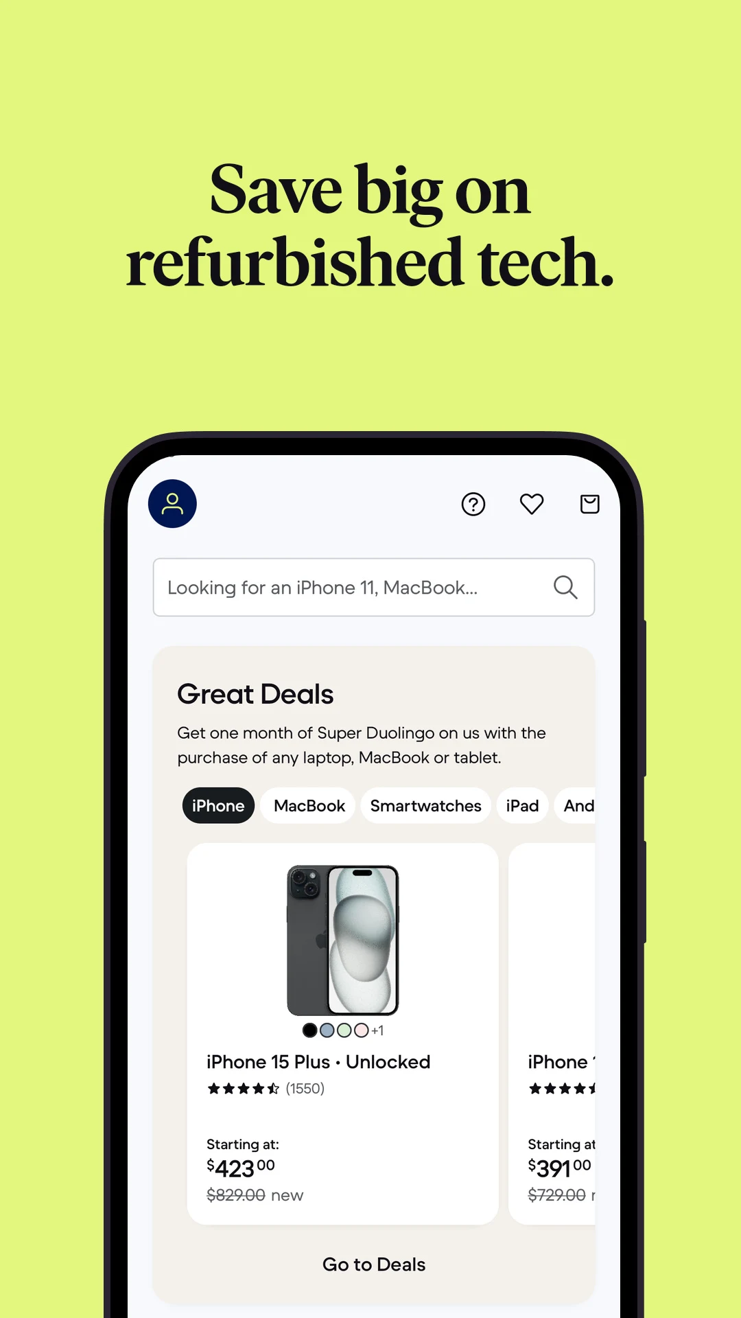 Back Market - Buy & Sell tech screenshot